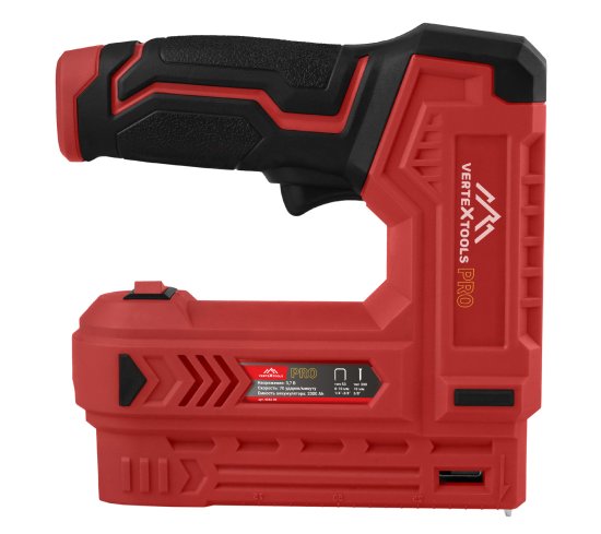 Степлер аккумуляторный Vertextools 0043-09, 3.7 В Li-Ion 2 Ач