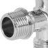 Вентиль запорный для стиральной машины MONLID DN15 PN16 1/2