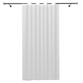 Тюль на ленте Стиль 160x260 см цвет экрю