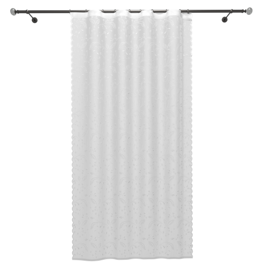 Тюль на ленте Стиль 160x260 см цвет экрю