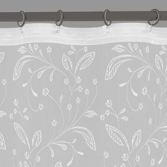 Тюль на ленте Стиль 160x260 см цвет экрю