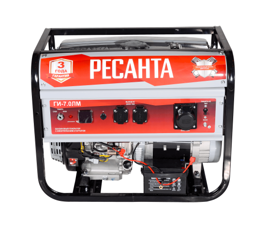 Генератор бензиновый Ресанта БГ-7.0, 7 кВт