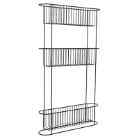 Стеллаж для ванной Proffero Макси 48.6x84.5x11.3 мм цвет черный