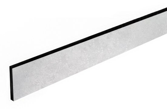 Плинтус для столешницы Сланец светлый №1 240x60x60 см цвет светло-черный