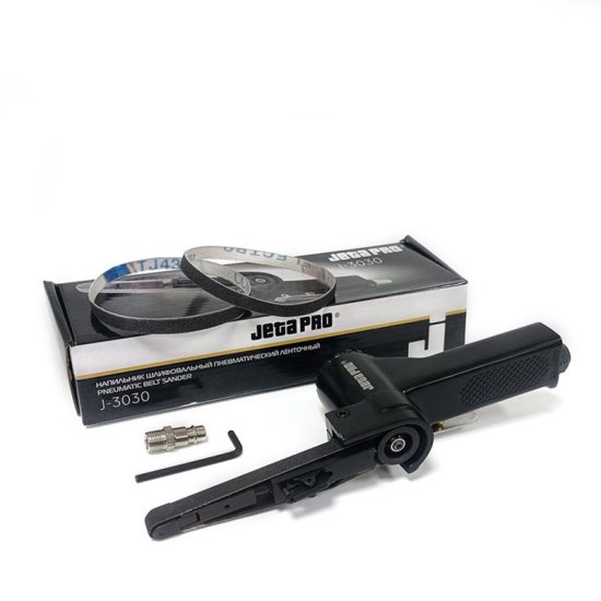Напильник шлифовальный пневматический ленточный Jeta Pro J-3030 350 л/мин, 1/4F