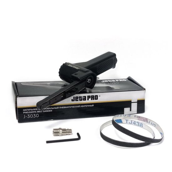 Напильник шлифовальный пневматический ленточный Jeta Pro J-3030 350 л/мин, 1/4F