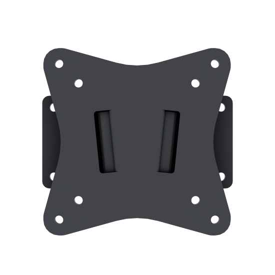 Кронштейн для ТВ Lexman настенный фиксированный 120x120 цвет черный