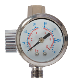 Редуктор давления с манометром Jeta Pro JFR5 1/4М-1/4F дюйма