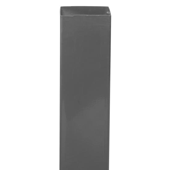 Столб для забора Grand Line 62x55 мм 2.5 м 5 отверстий RAL 7024 графит