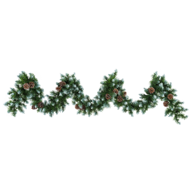 Гирлянда декоративная KREAFORTA 270 см заснеженная