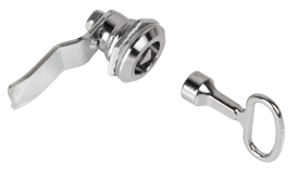 Замок щитовый треугольный Tech Lock сталь цвет серый