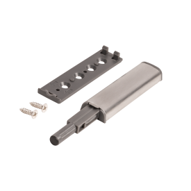 Толкатель мебельный 80x8 мм металл цвет никель