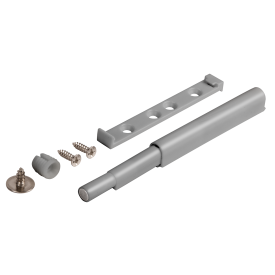 Толкатель мебельный магнитный 85x14 мм пластик цвет серый