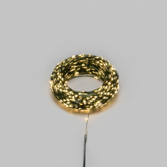 Электрогирлянда комнатная Neon-Night Роса 100 м 1000 ламп теплый белый свет 8 режимов работы