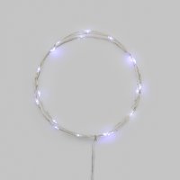 Электрогирлянда комнатная Neon-Night Роса 2 м 20 ламп цвет холодный белый 1 режим работы