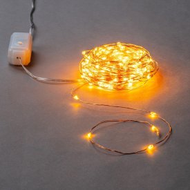 Электрогирлянда комнатная Neon-Night Роса 50 м 500 ламп цвет янтарный 8 режимов работы