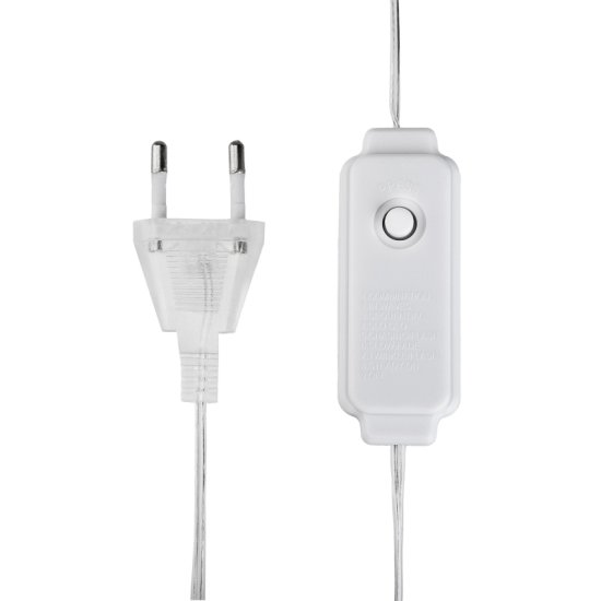 Электрогирлянда комнатная Neon-Night Роса 50 м 500 ламп цвет янтарный 8 режимов работы