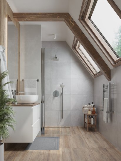 Душевая система Cersanit Lara скрытого монтажа цвет хром