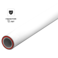 Труба полипропиленовая MONLID армированная стекловолокном 25x4.2 мм SDR6 PN25 2 м