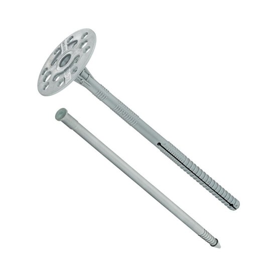 Дюбель для теплоизоляции Tech-Krep 10х160 мм пластиковый гвоздь (500 шт.)