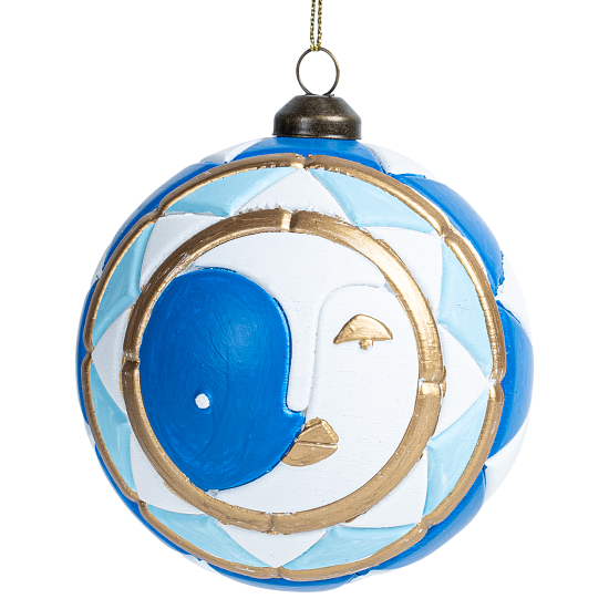 Шар елочный KREAFORTA ø8 см розовый