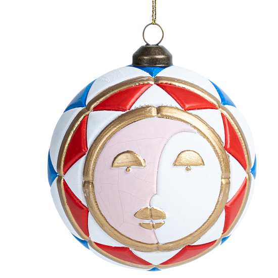 Шар елочный KREAFORTA ø8 см розовый