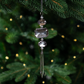 Украшение декоративное KREAFORTA Кристалл 25 см серый