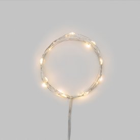 Электрогирлянда комнатная Neon-Night Роса 2 м 20 ламп цвет теплый белый 1 режим работы