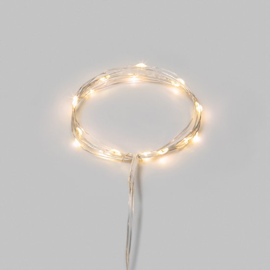 Электрогирлянда комнатная Neon-Night Роса 2 м 20 ламп цвет теплый белый 1 режим работы