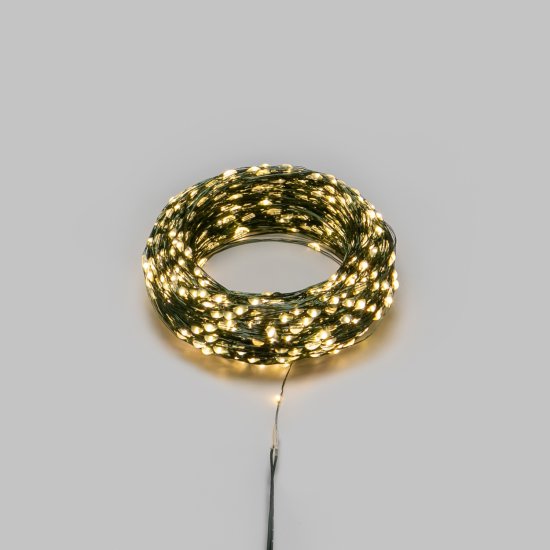 Электрогирлянда комнатная Neon-Night Роса 200 м 2000 ламп цвет теплый белый 8 режимов работы