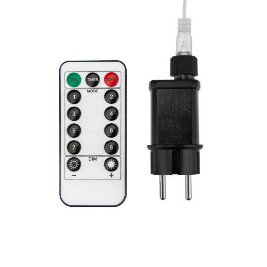 Электрогирлянда уличная Neon-Night 20 м 2000 ламп цвет белый 8 режимов работы