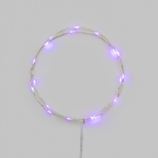 Электрогирлянда комнатная Neon-Night Роса 2 м 20 ламп цвет фиолетовый 1 режим работы