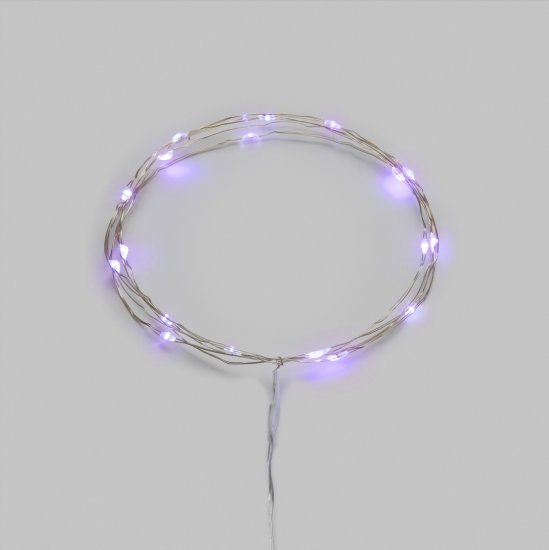 Электрогирлянда комнатная Neon-Night Роса 2 м 20 ламп цвет фиолетовый 1 режим работы