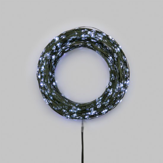 Электрогирлянда комнатная Neon-Night Роса 200 м 2000 ламп цвет белый 8 режимов работы