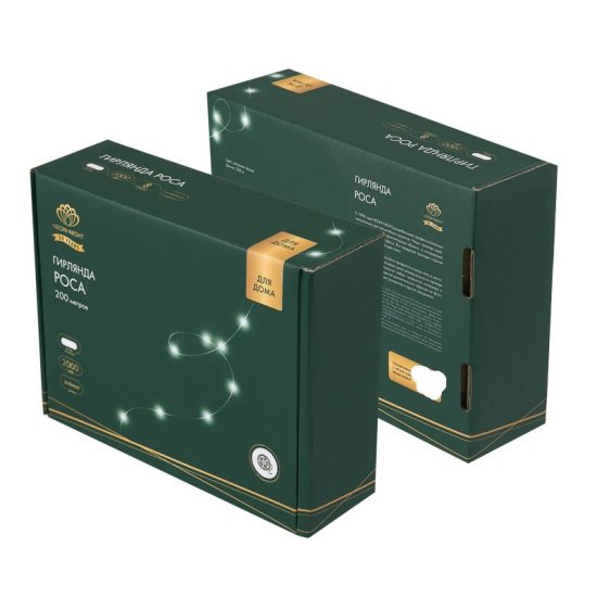 Электрогирлянда комнатная Neon-Night Роса 200 м 2000 ламп цвет белый 8 режимов работы