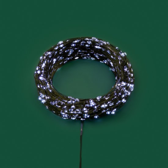 Электрогирлянда комнатная Neon-Night Роса 200 м 2000 ламп цвет белый 8 режимов работы