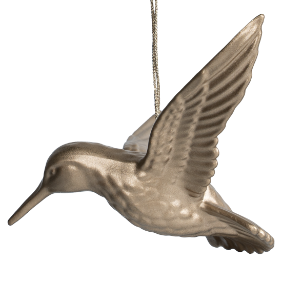 Украшение декоративное KREAFORTA Птица 12 см шампань