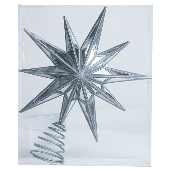 Декоративная макушка KREAFORTA Звезда h31 см серый