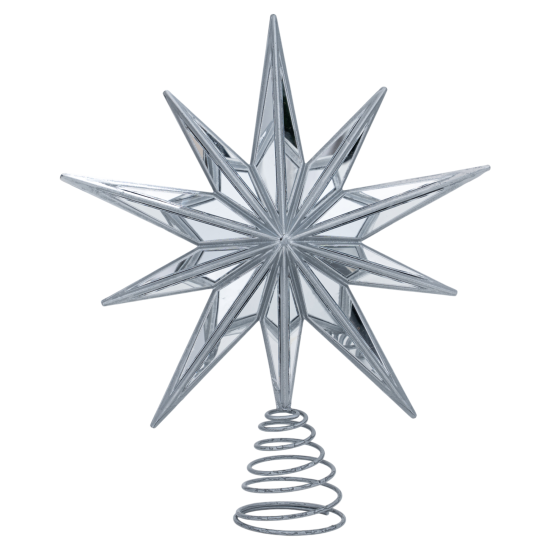 Декоративная макушка KREAFORTA Звезда h31 см серый