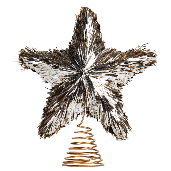 Декоративная макушка KREAFORTA Звезда h25 см шампань
