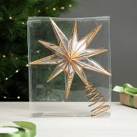 Декоративная макушка KREAFORTA Звезда h31 см золотой