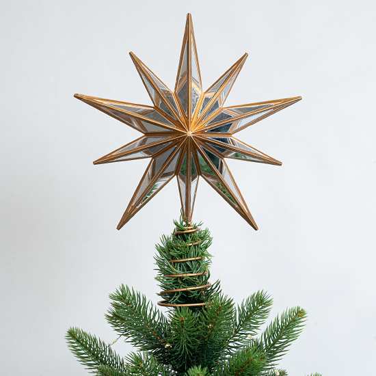 Декоративная макушка KREAFORTA Звезда h31 см золотой