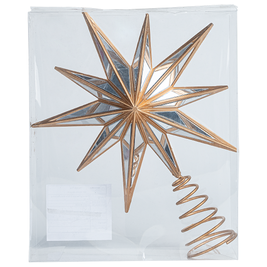 Декоративная макушка KREAFORTA Звезда h31 см золотой