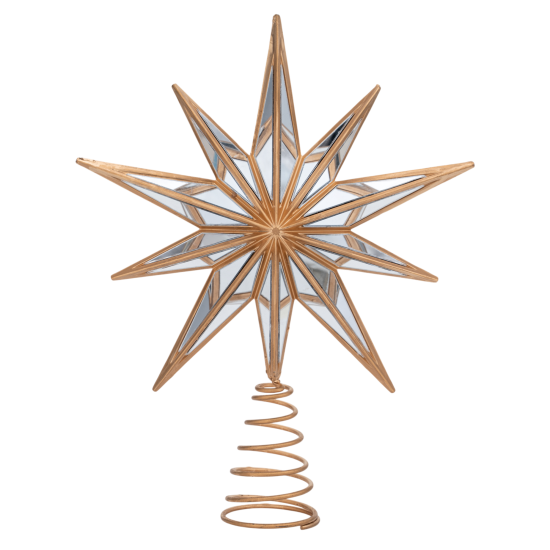 Декоративная макушка KREAFORTA Звезда h31 см золотой