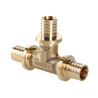 Тройник Valtec 25 х 25 х 25 мм латунь равнопроходной (VTm.431.BG.252525)