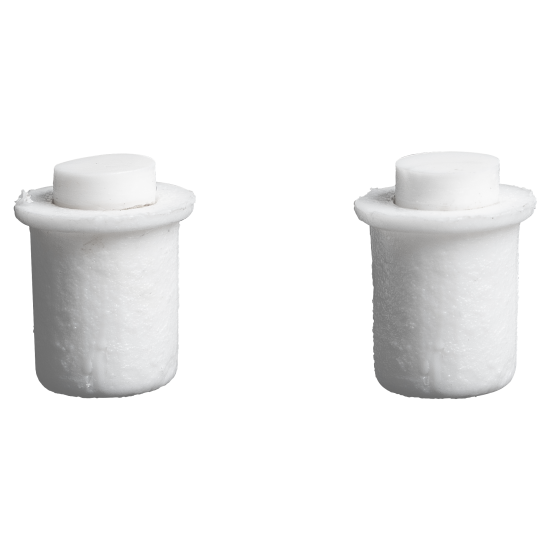 Демпфер врезной 8x12 мм пластик цвет белый