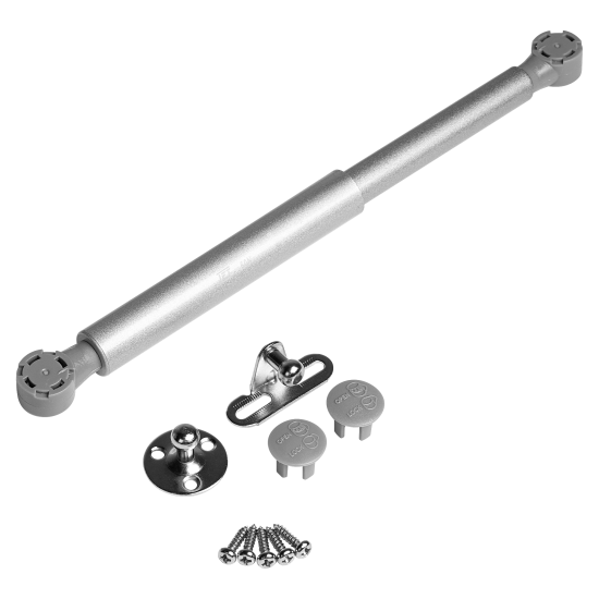 Газовый лифт с фиксатором 5 кг цвет серый