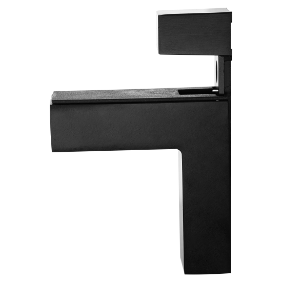 Полкодержатель Пеликан 85x24x64 мм ЦАМ цвет черный