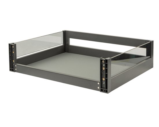 Выдвижная корзина для кухни Firmax 80x20x50 см цвет серый