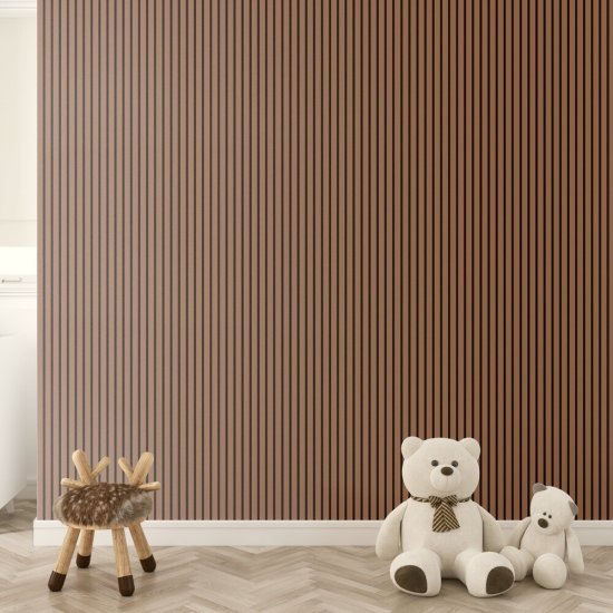 Панель акустическая 600х2780х9 мм Stella De Luxe terracotta 1,7 кв.м (цб-20437)